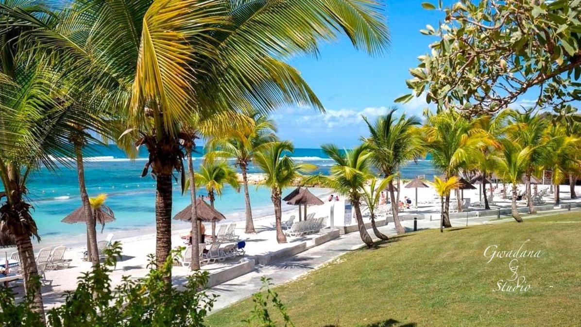 Acces Direct Plage, Vue Mer D'Exception, Les Gwada Studios, Village Vacances Sainte-Anne  Exterior photo