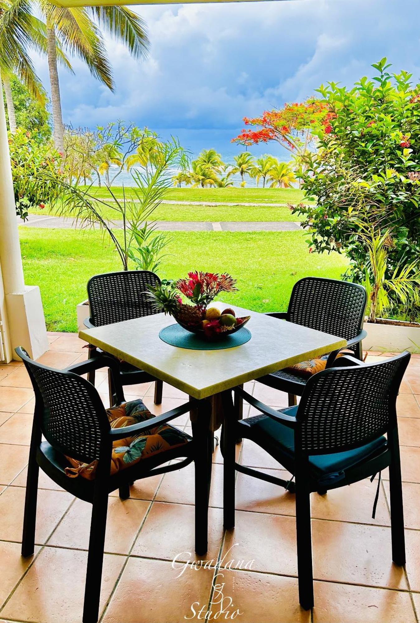 Acces Direct Plage, Vue Mer D'Exception, Les Gwada Studios, Village Vacances Sainte-Anne  Exterior photo